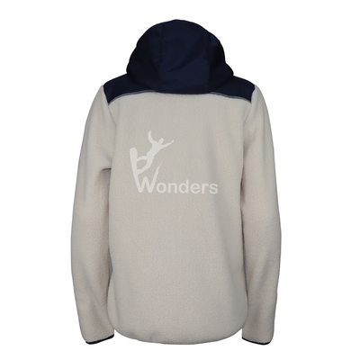 Womens 100% Recycled Teddy Fleece Jacket Breathable